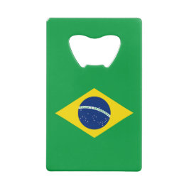 Braziliaanse vlag Bottle Opener Beauful Creditkaart Flessenopener