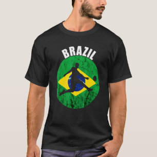 Braziliaanse vlag Brasileir, Braziliaanse Football T-shirt