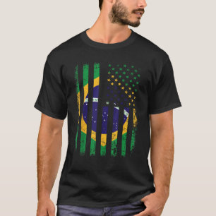Braziliaanse vlag Braziliaanse roet T-shirt