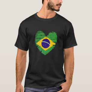 Braziliaanse vlag Braziliaanse trots T-shirt