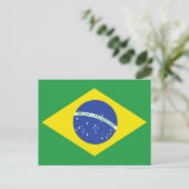 Braziliaanse vlag briefkaart (Staand voorkant)