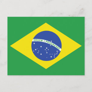 Braziliaanse vlag briefkaart
