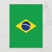 Braziliaanse vlag briefkaart (Voorkant)