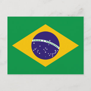 Braziliaanse vlag briefkaart