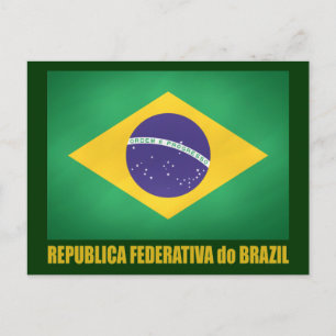 Braziliaanse vlag briefkaart
