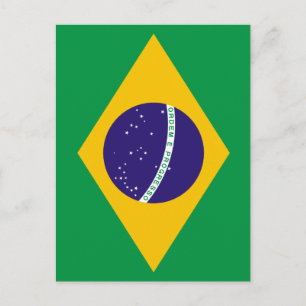 Braziliaanse vlag briefkaart