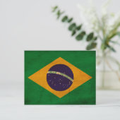 Braziliaanse vlag briefkaart (Staand voorkant)