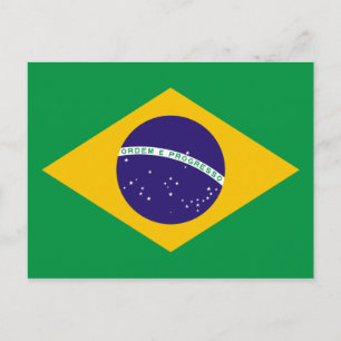 Braziliaanse vlag briefkaart