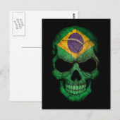 Braziliaanse vlag Briefkaart (Voorkant / Achterkant)