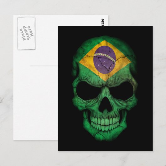  Braziliaanse vlag Briefkaart (Voorkant / Achterkant)