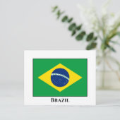 Braziliaanse vlag briefkaart (Staand voorkant)