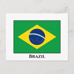 Braziliaanse vlag briefkaart