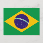 Braziliaanse vlag briefkaart (Voorkant)