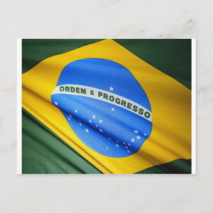 Braziliaanse vlag briefkaart