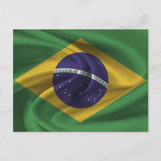 Braziliaanse vlag briefkaart (Voorkant)