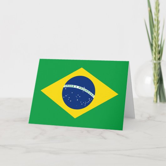 Braziliaanse vlag-broekkaart kaart (Voorkant)