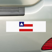 Braziliaanse vlag bumpersticker (Op auto)