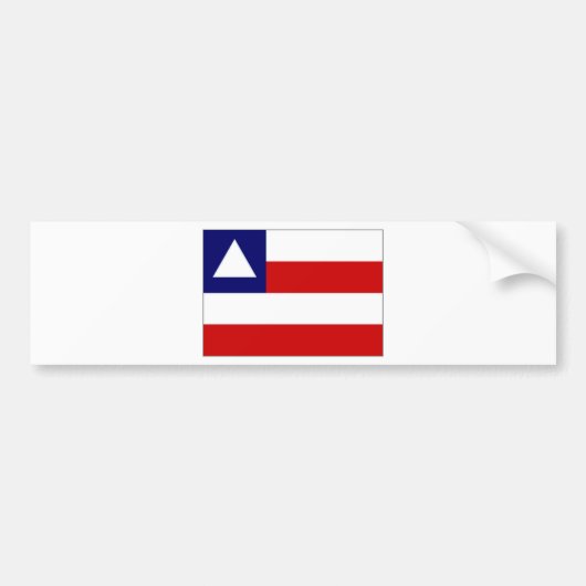 Braziliaanse vlag bumpersticker (Voorkant)