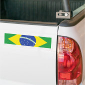 Braziliaanse vlag bumpersticker (Op Truck)