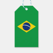 Braziliaanse vlag cadeaulabel (Voorkant)