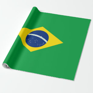 Braziliaanse vlag cadeaupapier