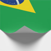 Braziliaanse vlag cadeaupapier (Hoek)