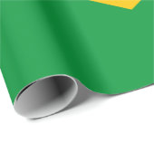 Braziliaanse vlag cadeaupapier (Rol Hoek)