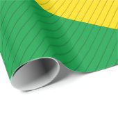 Braziliaanse vlag cadeaupapier (Rol Hoek)