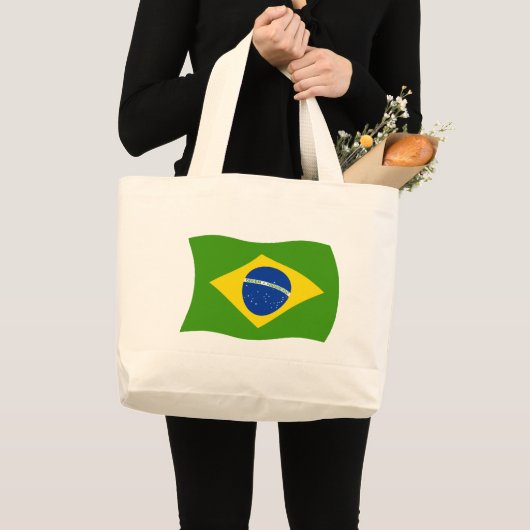 Braziliaanse vlag-Canvas tas (Voorkant (product))