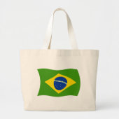 Braziliaanse vlag-Canvas tas (Voorkant)