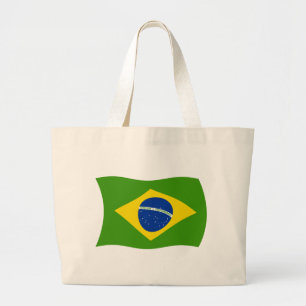 Braziliaanse vlag-Canvas tas
