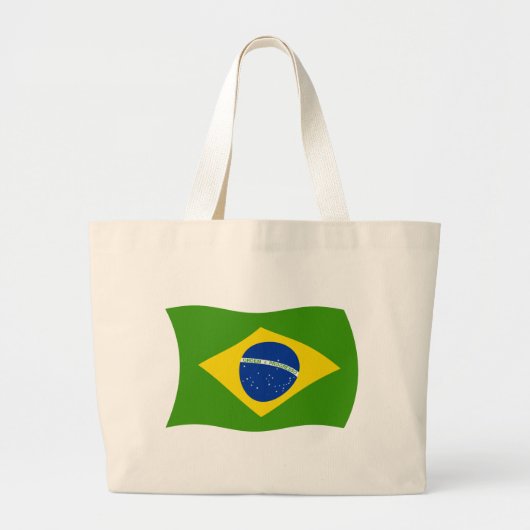 Braziliaanse vlag-Canvas tas (Voorkant)