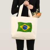 Braziliaanse vlag-Canvas tas (Voorkant (product))