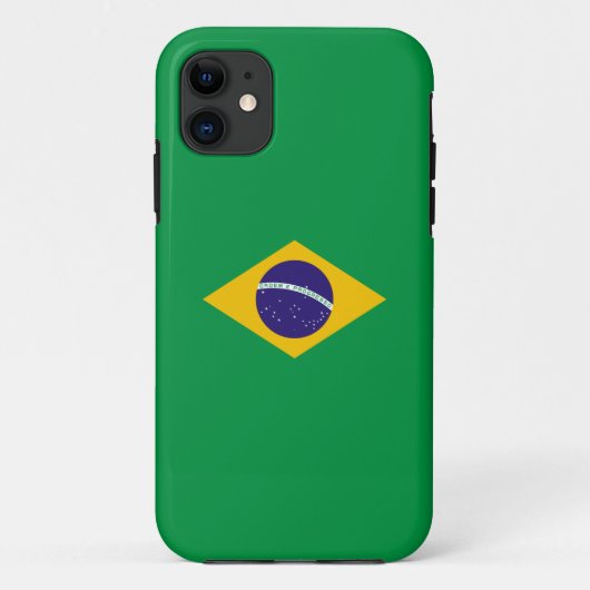 Braziliaanse vlag Case-Mate iPhone case (Achterkant)