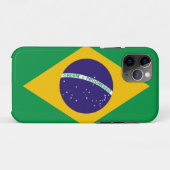 Braziliaanse vlag Case-Mate iPhone case (Achterkant (horizontaal))