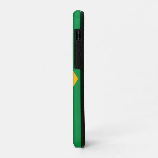 Braziliaanse vlag Case-Mate iPhone case (Achterkant/links)