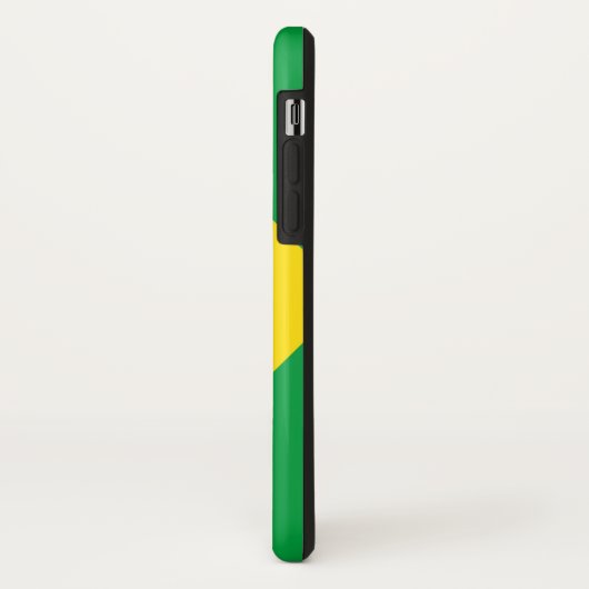 Braziliaanse vlag Case-Mate iPhone case (Achterkant/links)