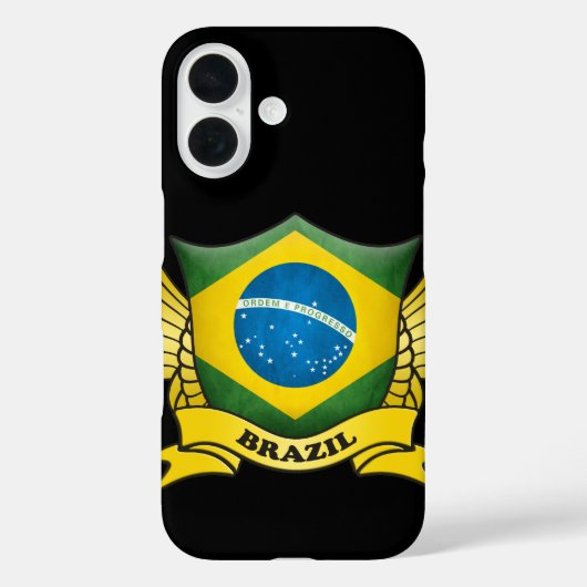 Braziliaanse vlag Case-Mate iPhone case (Achterkant)