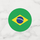 Braziliaanse vlag confetti (Kleine voorkant)
