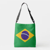 Braziliaanse vlag crossbody tas (Achterkant)