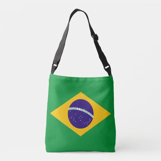 Braziliaanse vlag crossbody tas (Achterkant)