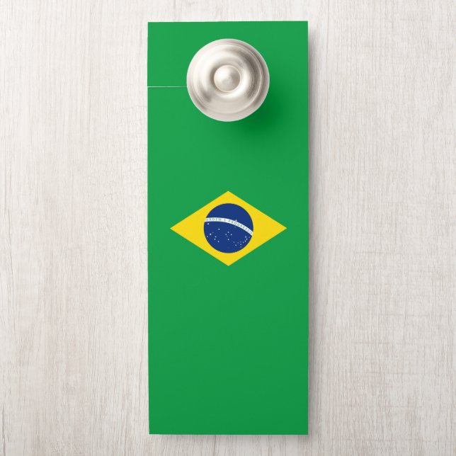 Braziliaanse vlag deurhanger (Op knop)