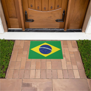 Braziliaanse vlag deurmat voor huis of zaken