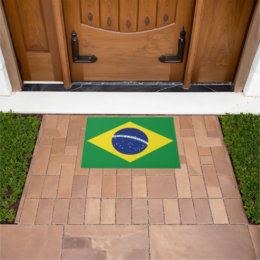 Braziliaanse vlag deurmat voor huis of zaken (Buiten)