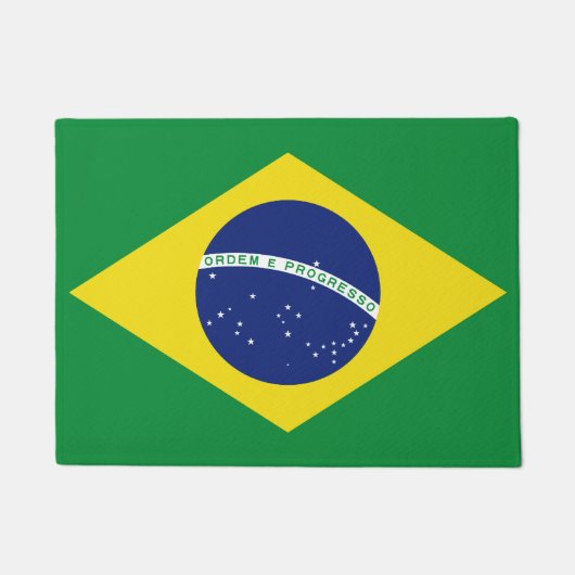 Braziliaanse vlag deurmat voor huis of zaken (Voorkant)