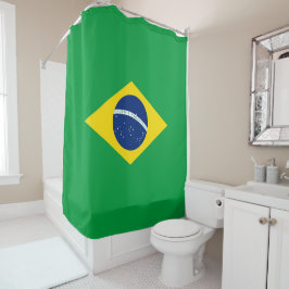 Braziliaanse vlag douchegordijn