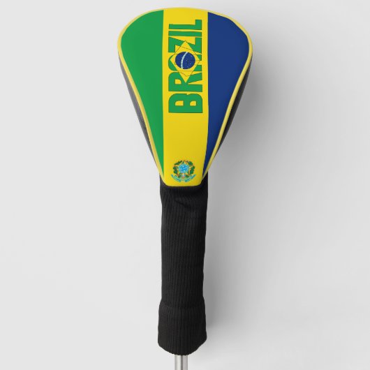 Braziliaanse vlag: een prachtig patriottisch golfheadcover (Voorkant)