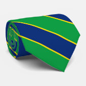 Braziliaanse vlag Elegant Stropdas (Opgerold)