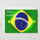 Braziliaanse vlag elke keer kaart (Voorkant)