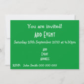 Braziliaanse vlag elke keer kaart (Achterkant)